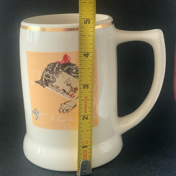 Vintage Chesapeake and Ohio C&O Rail Chessie Sleep Like A Kitten Mug Made in USA - Picture 7 of 7